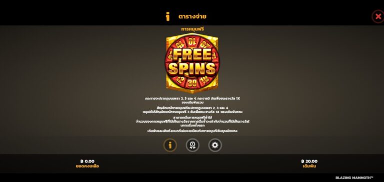 Blazing Mammoth Microgaming ไม่มีขั้นต่ำ slotxo119