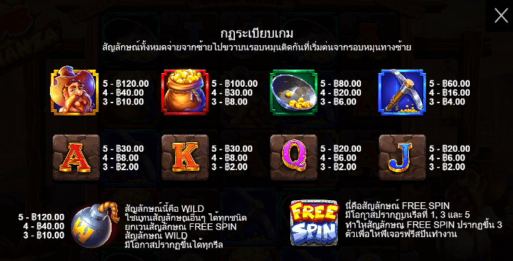 Bomb Bonanza สล็อตค่าย PRAGMATIC PLAY เครดิตฟรี สล็อต XO