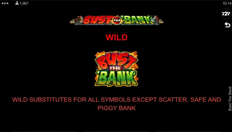 Bust the Bank Microgaming ไม่มีขั้นต่ำ slotxo119