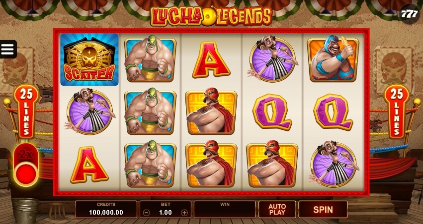 Lucha Legends Microgaming slotxo แจกเครดิตฟรี slotxo119