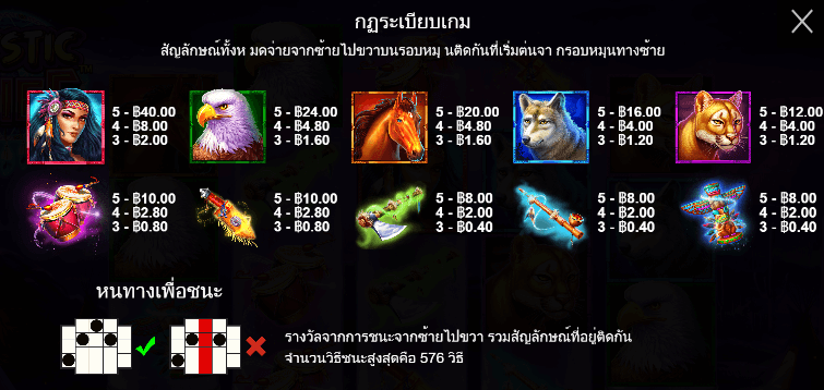 Mystic Chief สล็อตค่าย PRAGMATIC PLAY เครดิตฟรี สล็อต XO