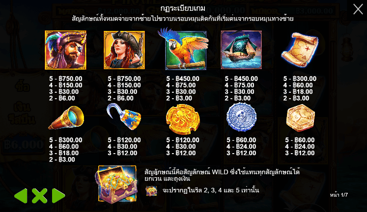 Pirate Gold Deluxe สล็อตค่าย PRAGMATIC PLAY เครดิตฟรี สล็อต XO