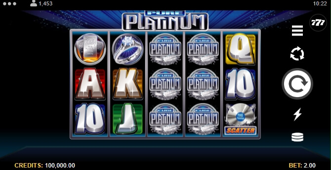 Pure Platinum Microgaming slotxo แจกเครดิตฟรี slotxo119