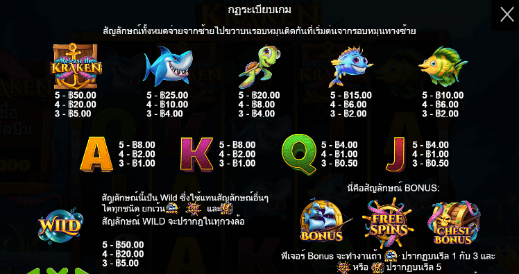 Release the Kraken สล็อตค่าย PRAGMATIC PLAY เครดิตฟรี สล็อต XO