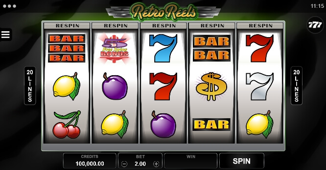 Retro Reels Microgaming slotxo แจกเครดิตฟรี slotxo119