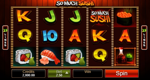 So Much Sushi Microgaming slotxo แจกเครดิตฟรี slotxo119