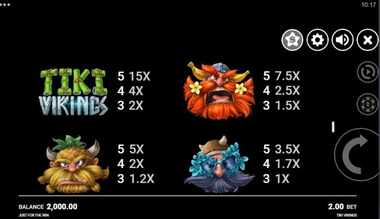 Tiki Vikings Microgaming ไม่มีขั้นต่ำ slotxo119