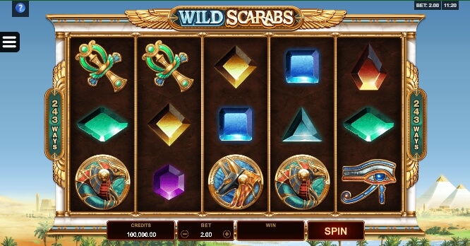 Wild Scarabs Microgaming slotxo แจกเครดิตฟรี slotxo119