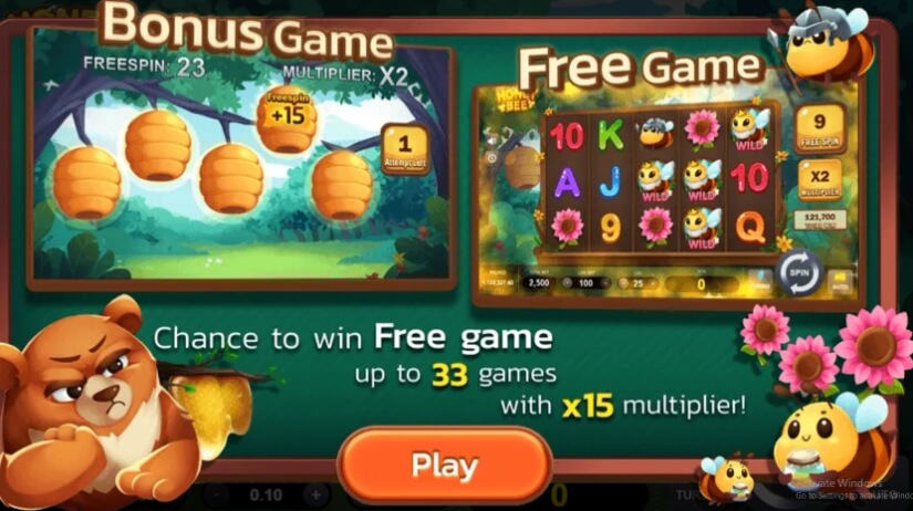 Honey bee SPINIX สมัครเกมสล็อตxo slotxo119