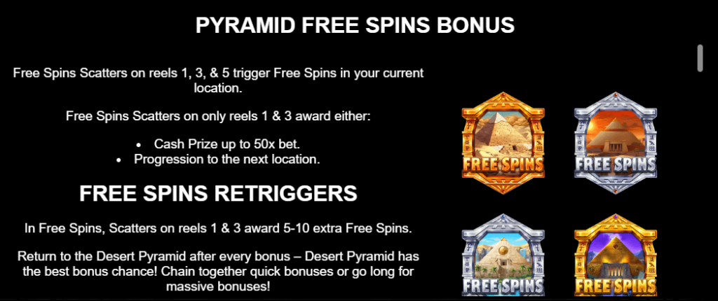 4 Secret Pyramids สล็อตค่าย Relax Gaming เครดิตฟรี สล็อต XO