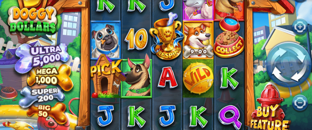 5 Doggy Dollars สล็อต Relax Gaming เว็บตรง XOSLOT