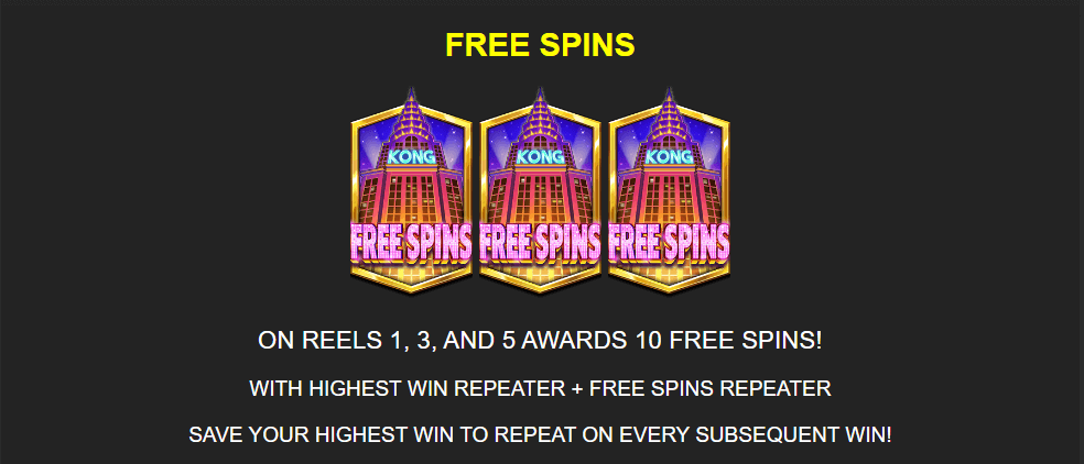 9k Kong in Vegas สล็อตค่าย Relax Gaming เครดิตฟรี สล็อต XO
