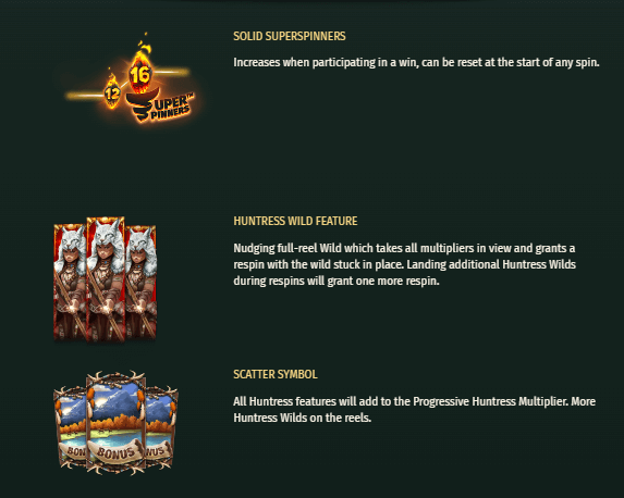 Huntress Wild Vengeance สล็อตค่าย Relax Gaming เครดิตฟรี สล็อต XO