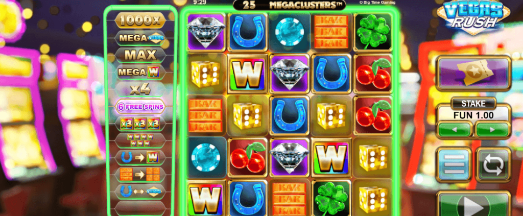 Vegas Rush สล็อต Relax Gaming เว็บตรง XOSLOT