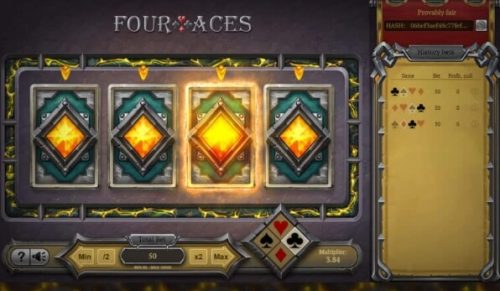 Four Aces evoplay เครดิตฟรี slotxo เว็บตรง