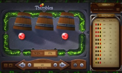 Thimbles evoplay slots XOSLOT
